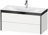 Duravit XViu Möbelwaschtischset 1000x480mm mit Viu Waschtisch und 2 Schubkästen
