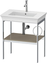 DURAVIT Metallkonsole White Tulip 684 mm, weiß seidenmatt, höhenverstellbar, von Philippe Starck