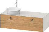 DURAVIT White Tulip Waschtischunterbau 1300 mm wandhängend mit Auszug und LED-Innenbeleuchtung von Philippe Starck