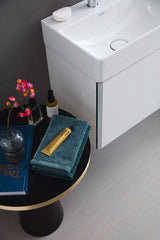DURAVIT DuraSquare Handwaschbecken 450 mm mit Hahnlochbank, weiß, ohne Überlauf