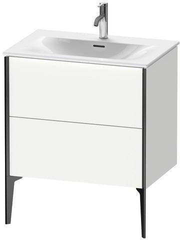 DURAVIT XVIU Waschtischunterbau 710 mm mit 2 Auszügen in Champagner Matt