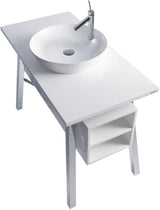 DURAVIT Cape Cod Aufsatzbecken 480 mm, Weiß Seidenmatt, mit Armatureninsel, ohne Überlauf