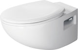 Duravit Wand-WC Design Classics Colomba 575 mm Tiefspüler, weiß – Wandhängendes WC aus Sanitärkeramik