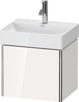 Duravit Waschtischunterbau XSquare Compact 484 mm – Wandhängend, 1 Auszug, Weiß Matt