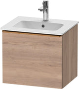 DURAVIT D-Neo Waschtischunterbau 510 mm Eiche Schwarz Matt mit Bronze Griff