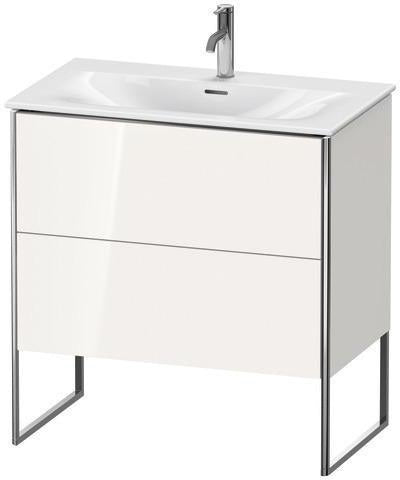 Duravit Waschtischunterbau XSquare 810x840x478mm mit 2 Auszügen, s-matt und Ahorn-Esche