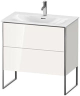 Duravit Waschtischunterbau XSquare 810x840x478mm mit 2 Auszügen, s-matt und Ahorn-Esche