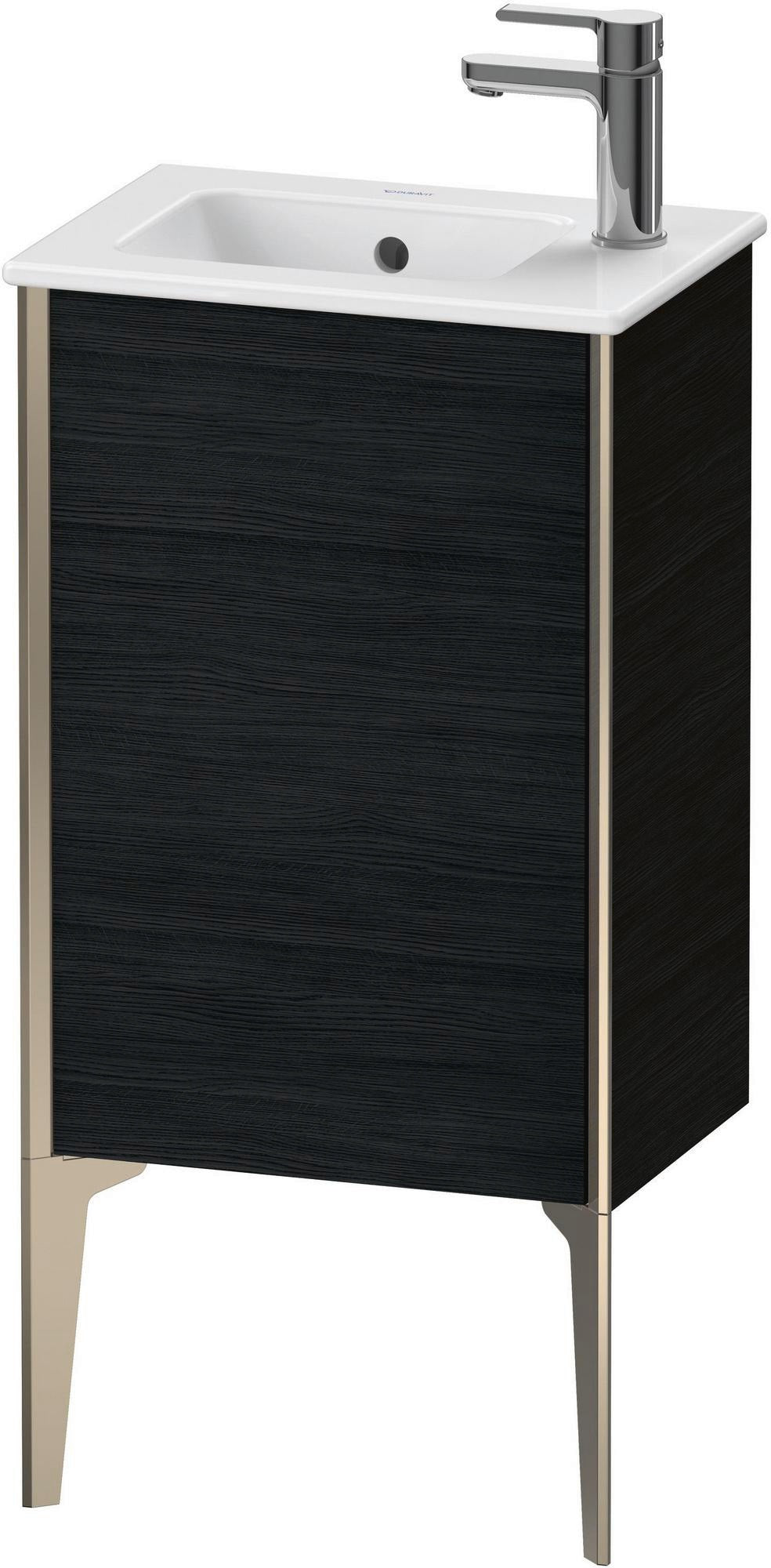 DURAVIT XViu Waschtischunterbau bodenstehend 1 Tür Eiche links 594 mm