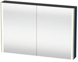 DURAVIT XSquare Spiegelschrank 1200 mm mit LED-Beleuchtung, 2 Türen und Soft-Close