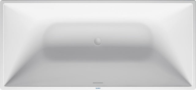 Duravit DuraSquare Freistehbadewanne 1600x750 mm weiß matt Mineralguss mit 2 Rückenschrägen