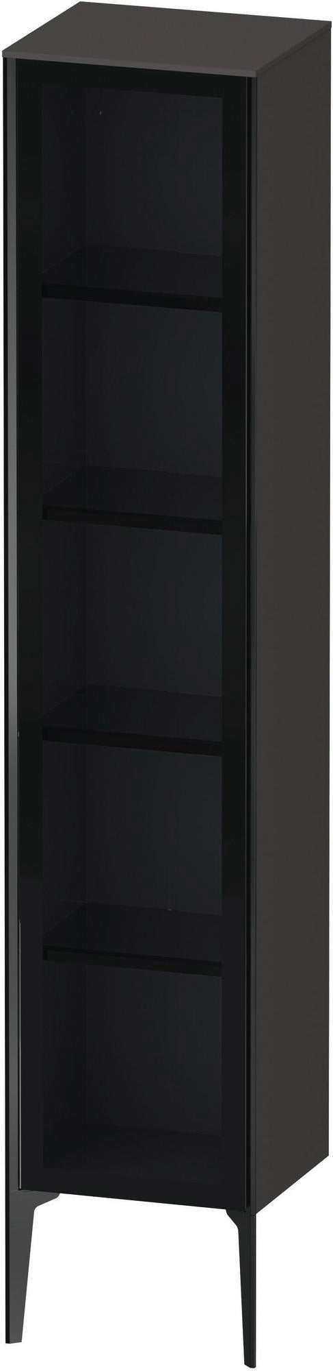 DURAVIT XViu Hochschrank 400 mm Parsolglas matt mit Tip-on Technik und Soft-Close