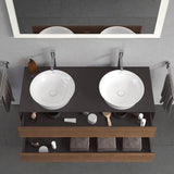 DURAVIT White Tulip Konsolenwaschtischunterbau 1300 mm, 2 Schubkästen, weiß seidenmatt, wandhängend