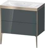 Mitteldichte Faserplatte (MDF) / 2Ausz.,o.Hl,champ.matt/dolom.grey / dolomiti grey hochglanz