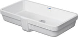 DURAVIT Vero Air Einbauwaschtisch 600 mm weiß mit WonderGliss, ohne Hahnloch