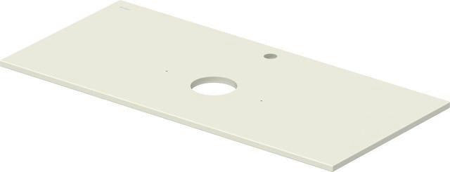 Duravit Sivida Konsole 1080x500 mm mit Ausschnitt für Waschschüssel in Blassgrün Matt