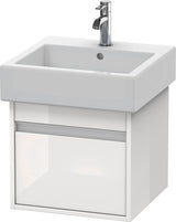 DURAVIT Ketho Waschtischunterbau 450 mm wandhängend, 1 Auszug, weiß matt – Christian Werner Design