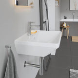 Duravit D-Neo Waschtisch 550 mm weiß mit Überlauf und WonderGliss