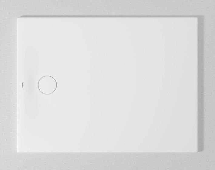 DURAVIT Tempano Duschwanne 900x750x40 mm Weiß mit Antislip – rechteckig, flacher Einbau