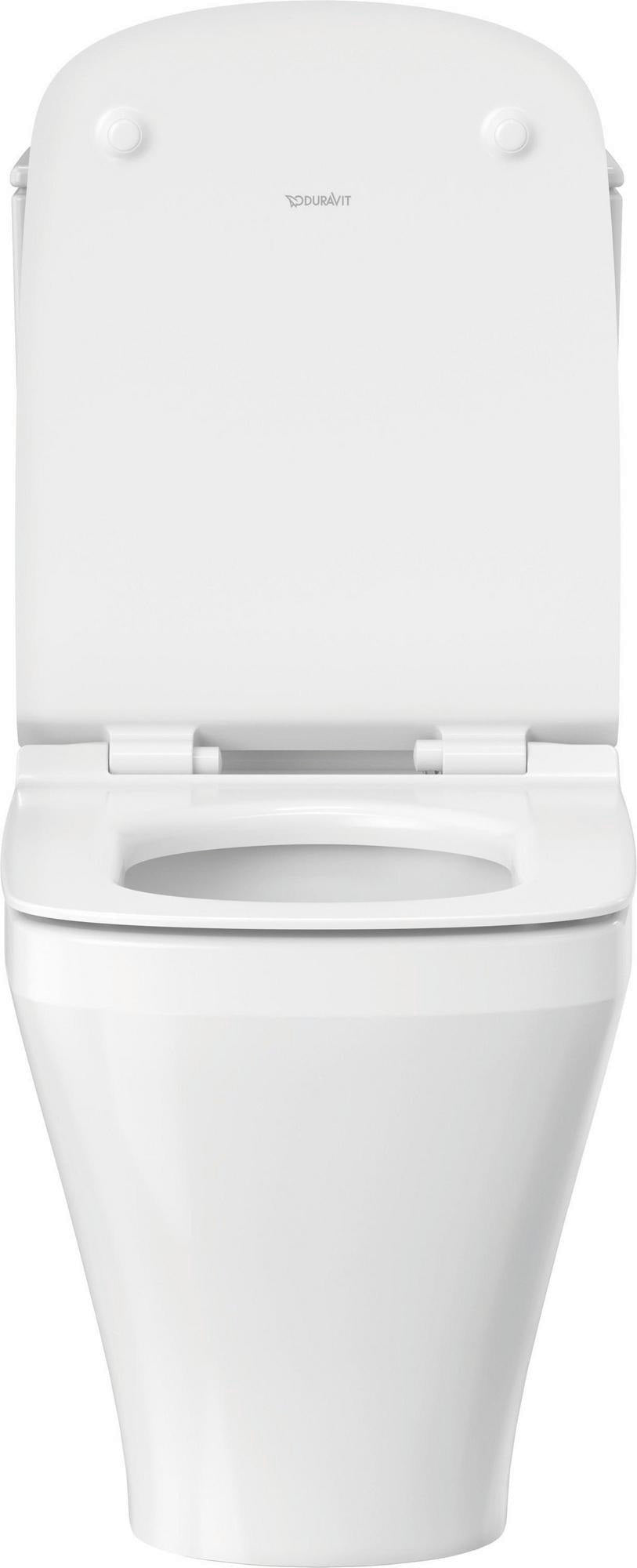 DURAVIT DuraStyle Stand-Tiefspül-WC 705x370mm mit WonderGliss, Abgang Vario, weiß