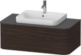 DURAVIT Happy D.2 Konsolenwaschtischunterbau 1000 mm Taupe Supermatt mit Tip-On Technik