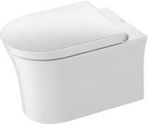 DURAVIT White Tulip Wand-Tiefspül-WC 540 mm weiß rimless HygieneFlush von Philippe Starck