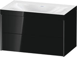 DURAVIT XViu c-bonded Waschtischset wandhängend 800x480x503mm mit 2 Schubkästen, Push-Open und Soft-Close