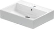 DURAVIT Aufsatzbecken Vero Air 600 mm mit Überlauf, Hahnlochbank und geschliffener Oberfläche in Weiß