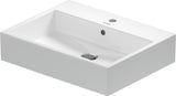 DURAVIT Aufsatzbecken Vero Air 600 mm mit Überlauf, Hahnlochbank und geschliffener Oberfläche in Weiß