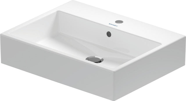 DURAVIT Aufsatzbecken Vero Air 600 mm mit Überlauf, Hahnlochbank und geschliffener Oberfläche in Weiß