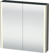 DURAVIT XSquare Spiegelschrank 800 mm mit LED-Beleuchtung, Soft-Close und Front- & Innenspiegel