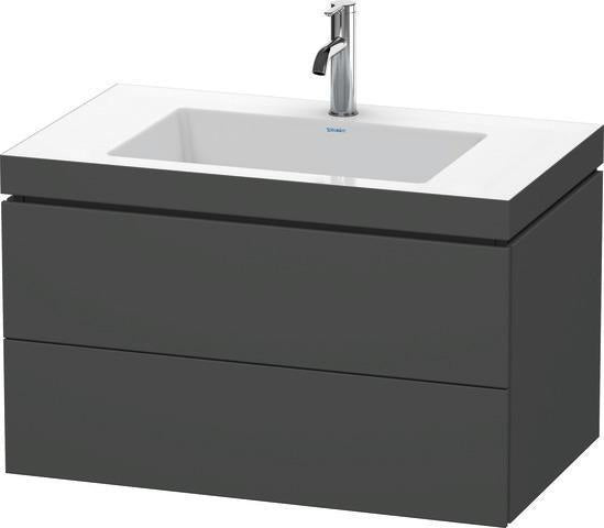 Duravit Waschtischset L-CUBE 800x480mm mit Vero Air Waschtisch und 2 Schubkästen