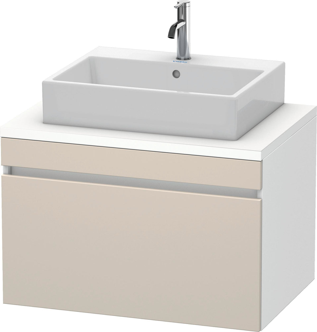 DURAVIT DuraStyle Konsolenunterschrank 800 mm betongrau matt mit 1 Auszug