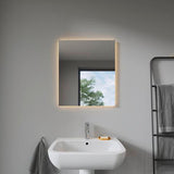 Duravit D-Code Waschtisch 550 mm weiß mit Überlauf und Hahnlochbank – Wandmontage