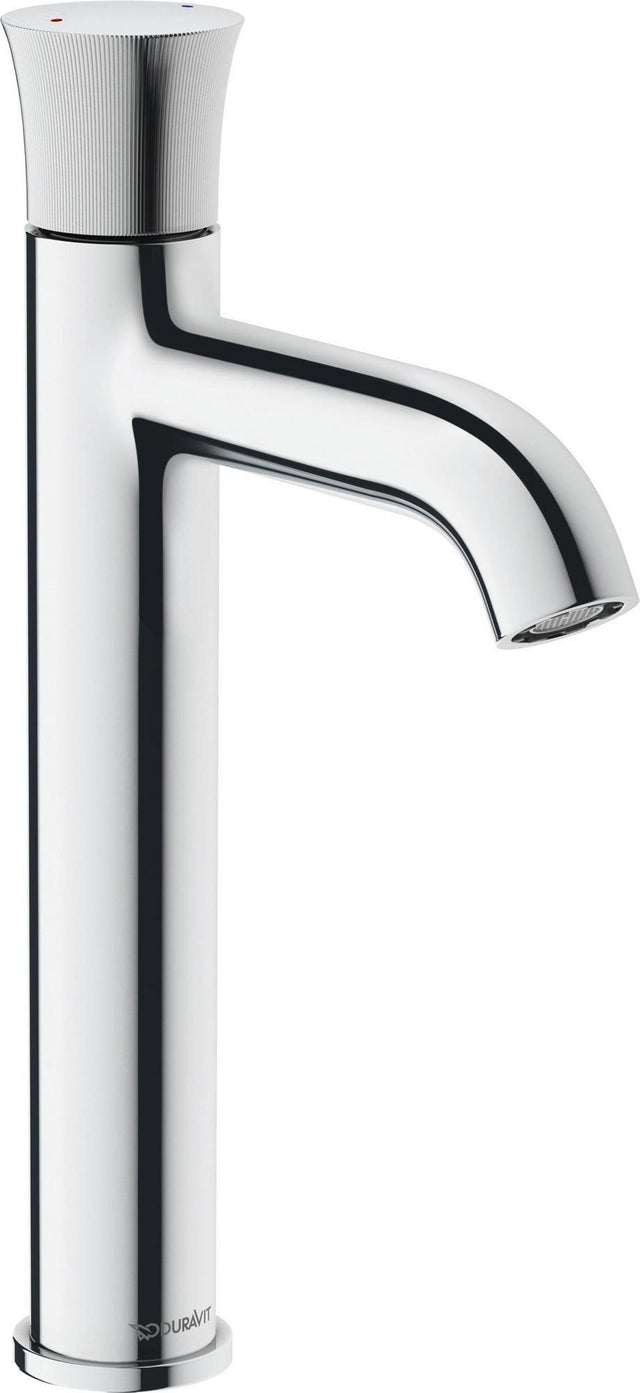 DURAVIT White Tulip Einhebel-Waschtischmischer L Chrom ohne Zugstange, 140 mm Ausladung