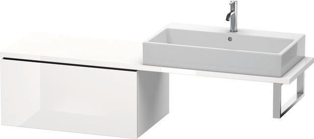 Duravit L-Cube Unterschrank 820 mm taupe supermatt mit Auszug und Dämpfung