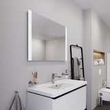 DURAVIT Licht & Spiegel Wandspiegel 1300x700mm mit LED-Beleuchtung und Sensorschalter – Weiß