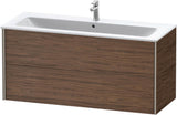 Duravit XViu Waschtischunterbau wandhängend 1210 mm, 2 Schubkästen, champagner matt/weiß matt