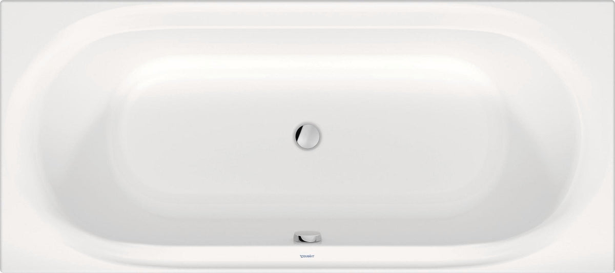 DURAVIT Soleil by Starck Einbau-Badewanne 1800x800 mm Weiß mit 2 Rückenschrägen