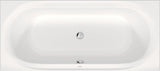 DURAVIT Soleil by Starck Einbau-Badewanne 1800x800 mm Weiß mit 2 Rückenschrägen