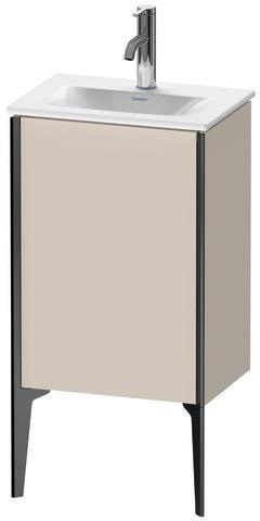 Duravit Waschtischunterbau XVIU 591x430x310mm Pro sw ma TA li ta s-matt – bodenstehend mit Aluminiumprofil