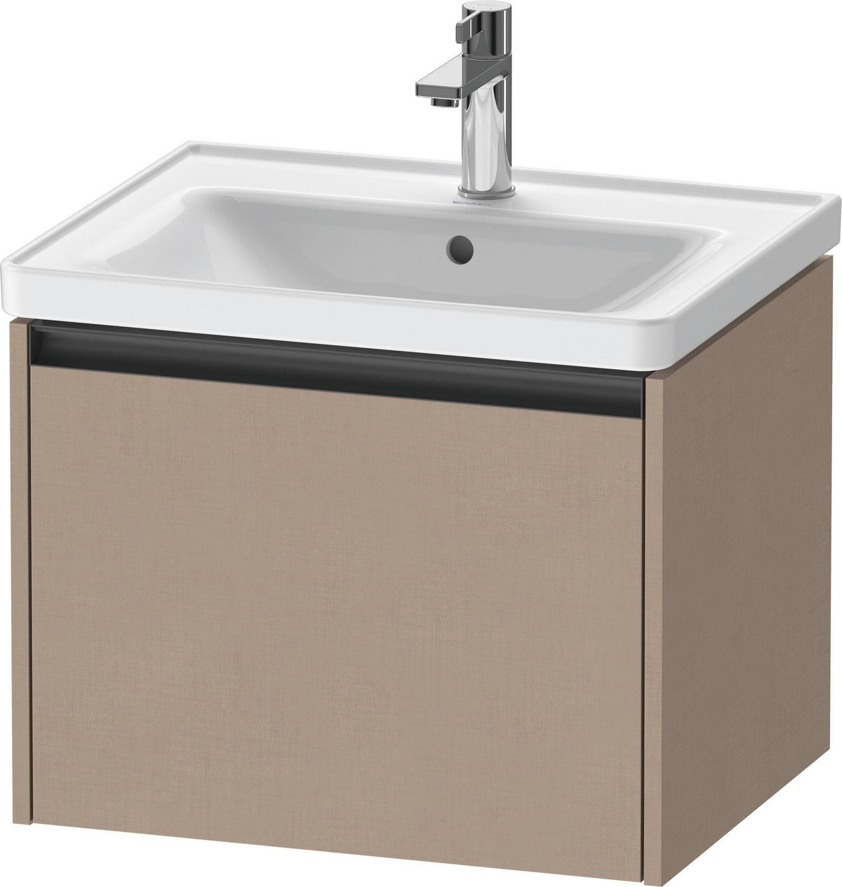 Duravit Ketho.2 Waschtischunterbau 584 mm betongrau matt mit 1 Auszug