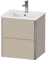 Duravit XSquare Waschtischunterbau wandhängend, 2 Schubkästen, Weiß Matt