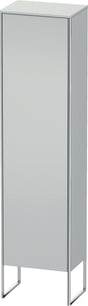 DURAVIT XSquare Hochschrank 500 mm, bodenstehend, weiß seidenmatt, rechts, mit Tip-On und Dämpfung