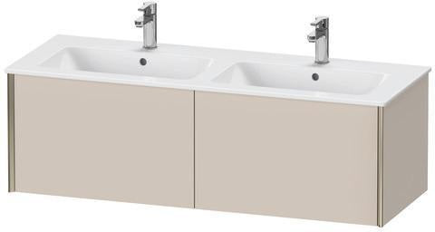 Duravit Waschtischunterbau XVIU 1280 mm mit Einrichtungssystem Ahorn links für ME by Starck