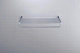 DURAVIT D-Code Handtuchablage 650 mm Chrom mit 4 Stangen & Handtuchhalter