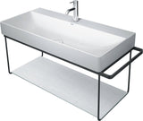 Duravit DuraSquare Metallkonsole mit Handtuchhalter links/rechts, Chrom, 1063 mm, für Waschtisch 235310