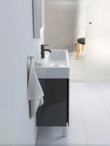 DURAVIT C.1 Einhebel-Waschtischmischer S mit Zugstange, Schwarz Matt