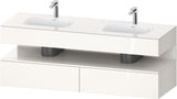 DURAVIT Qatego Studio F. A. Porsche Waschtischset 1600 mm mit Konsolenwaschtischunterbau, 2 Auszüge