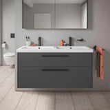 DURAVIT D-Code Spiegelschrank 1200 mm mit LED-Beleuchtung, 2 Türen, Front- und Innenspiegel
