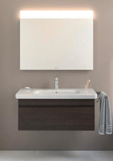 Duravit DuraStyle Möbelwaschtisch 1000 mm weiß mit Überlauf und Hahnlochbank